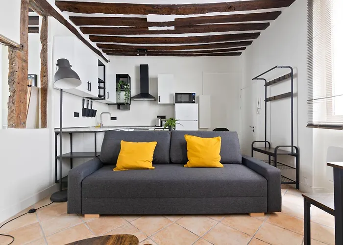 Heart Of 1br-4p Le Marais 7 Free Netflix Appartement