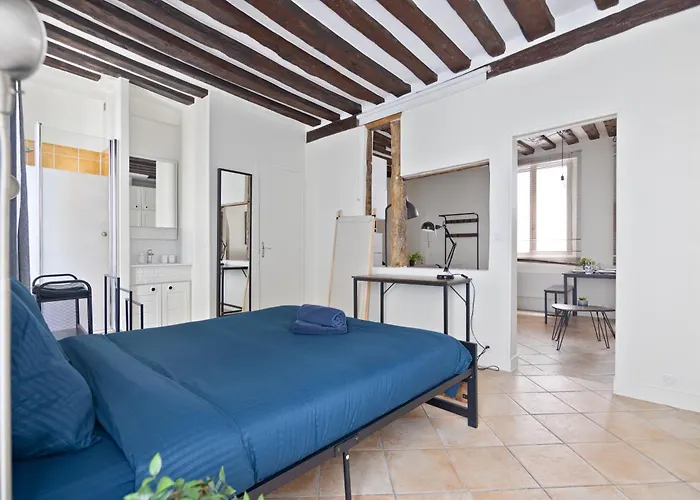 Appartement Heart Of 1br-4p Le Marais 7 Free Netflix Paris